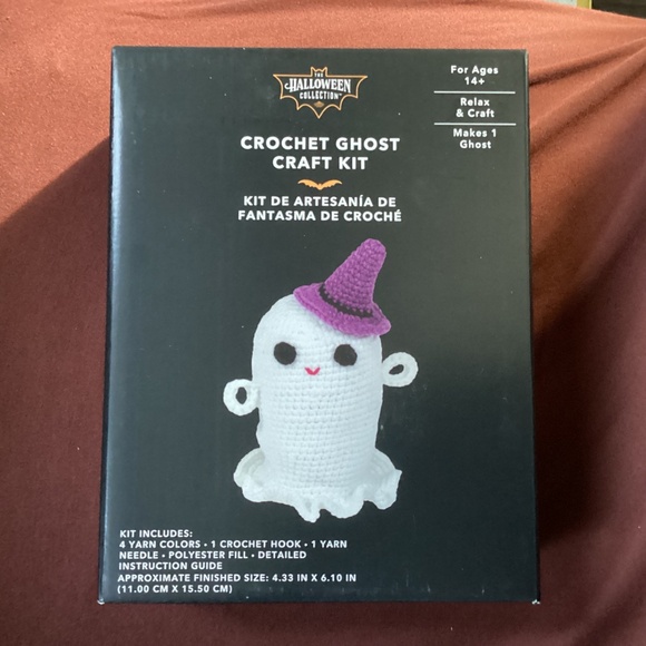 The Halloween Collection Crochet Ghost Craft Kit for Ages 14+ - Picture 2 of 9